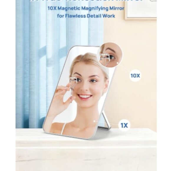 NEW Adjustable Desk Makeup Mirror - Picture 3 of 4